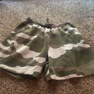 Nike Olive Green Athletic Shorts